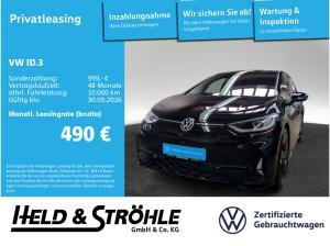 Volkswagen ID.3 GTX Performance PANO HuD NAV MATRIX WÄPU