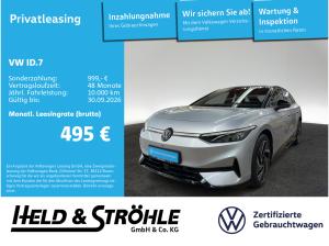 Volkswagen ID.7 Pro S AHK IQ-LED BLACK WÄPU 360° AR-HUD 20"
