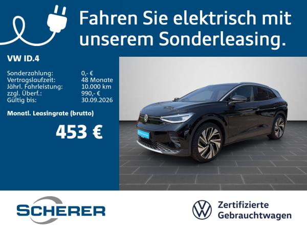 Volkswagen ID.4 Pro 82 kWh SOH:100% WÄPU MATRIX ACC NAVI SHZ