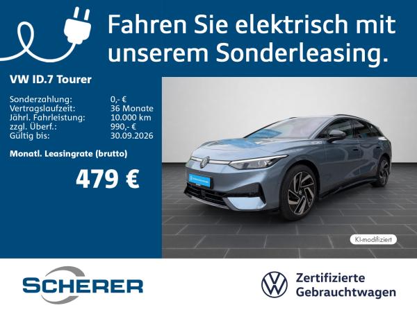 Volkswagen ID.7 Tourer Pro 82 kWh SOH:100% AHK RFK MATRIX IQ-DRIVE