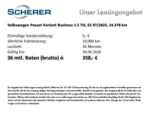 Volkswagen Passat Variant Business 1.5 TSI DSG AHK 360° NAVI IQ-DRIVE