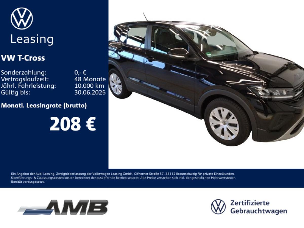 Volkswagen T-Cross 1.0 TSI LED/digi.C/Sitzhzg/bis07.2030Garantie