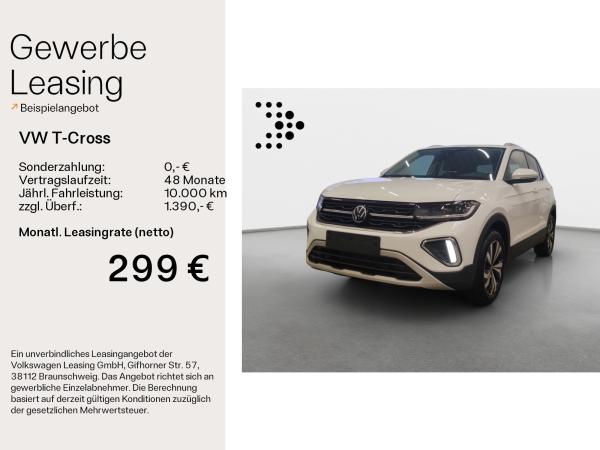 Volkswagen T-Cross Style DSG / NAVI / AHK / Lane Assist / Front Assist usw.