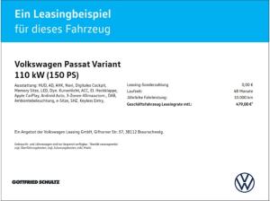 Volkswagen Passat Variant 2.0 TDI DSG NAVI AHK DCC KAM ACC LED SHZ PDC LM