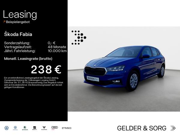 Skoda Fabia Essence 1,0 MPI 5-Gang mech.