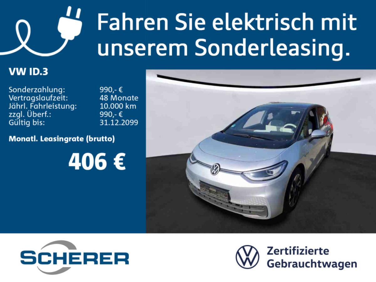 Volkswagen ID.3 Pro Perform. 62 kWh SOH:90% MATRIX NAVI RFK SHZ