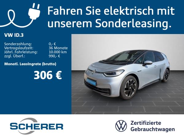 Volkswagen ID.3 Pro Perform. 62 kWh SOH:90% MATRIX NAVI RFK SHZ