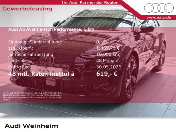 Audi A6 e-tron A6 Avant e-tron performance NAVI AHK LED S-Line
