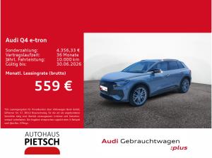 Audi Q4 e-tron 55 quattro S line 77kWh AHK Matrix ACC