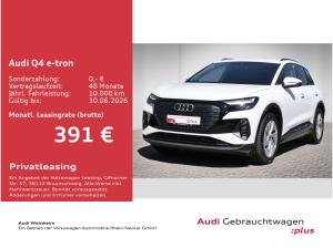 Audi Q4 e-tron Q4 40 e-tron GAR 2030 Black-Paket Klima Sportsitze uvm