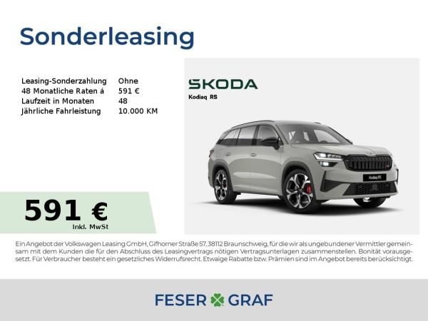 Skoda Kodiaq RS 2,0 TSI 4X4 *KAM360*NAVI*AHK*