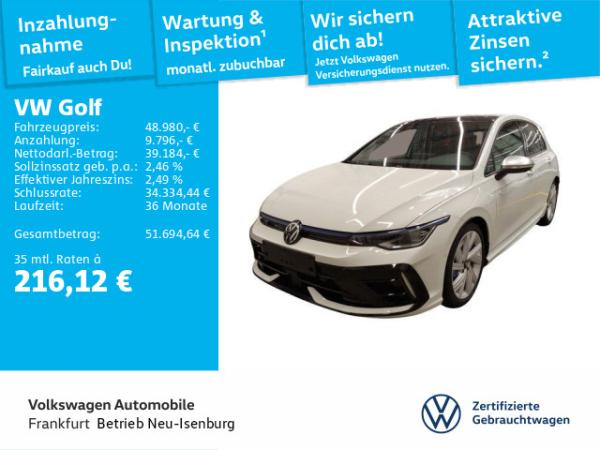 Volkswagen Golf VIII R 2.0 TSI DSG 4Motion DAB+ IQLight LED-Matrix Navi Pano R-Performance-Abgasanlage Harman-Kardon