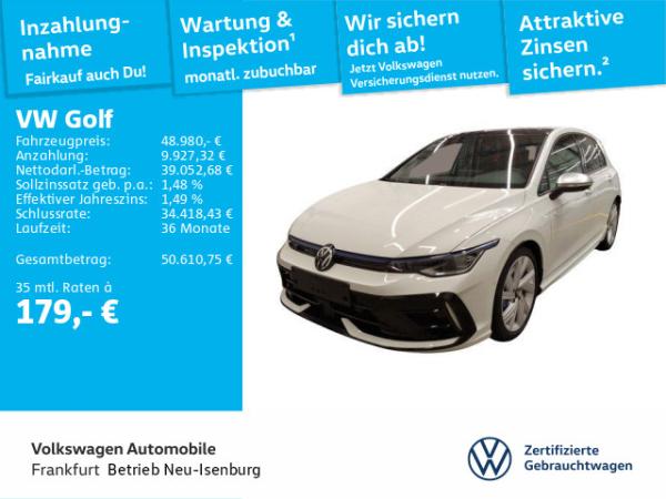 Volkswagen Golf VIII R 2.0 TSI DSG 4Motion DAB+ IQLight LED-Matrix Navi Pano R-Performance-Abgasanlage Harman-Kardon