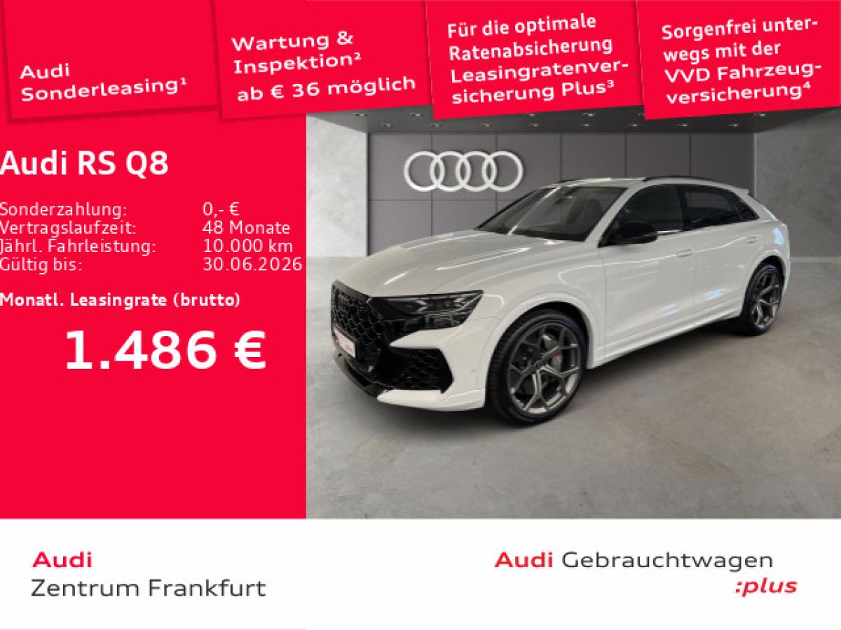 Audi RS Q8 performance quattro PANO MATRIX HuD B&O AHK