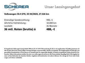 Volkswagen ID.4 GTX 4MOTION 82kWh PANO AHK ACC NAVI