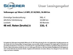 Volkswagen up! move 1.0 MPI SHZ RFK DAB PDC GRA GJR