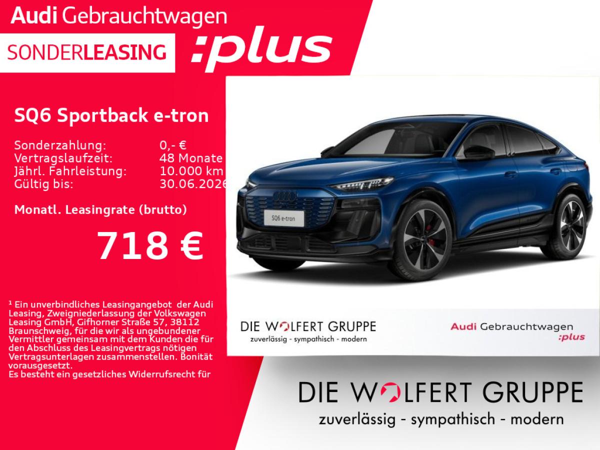 Audi SQ6 e-tron SQ6 Sportback e-tron AHK*PANO*B&O*360°*ACC*LUFT