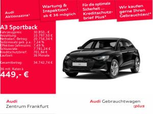 Audi A3 Sportback 35 TFSI advanced S tronic Navi DAB VC PDC Sitzheizung