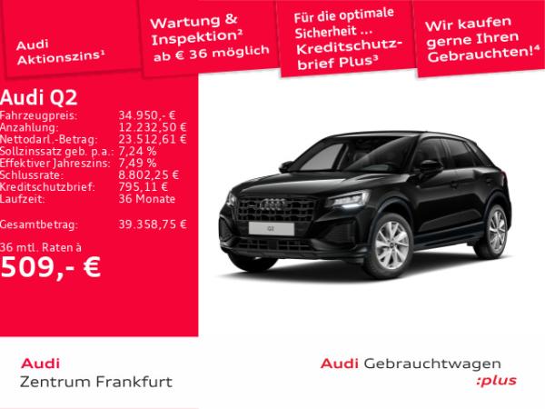 Audi Q2 40 TFSI advanced quattro S tronic VC DAB PDC LED Sitzheizung Navi