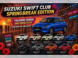 Suzuki Swift "Club-Springbreak Edition" inkl. Sitzheizung