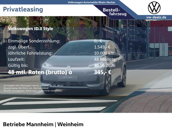 Volkswagen ID.3 NEO Style Klima NAVI ACC PDC DAB LED Kamera