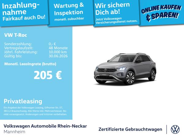 Volkswagen T-Roc 1.0 TSI GOAL Navi PDC LED uvm