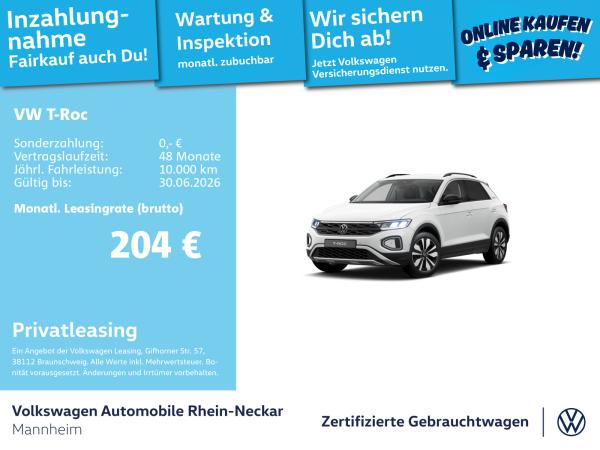 Volkswagen T-Roc 1.0 TSI GOAL Navi PDC LED uvm