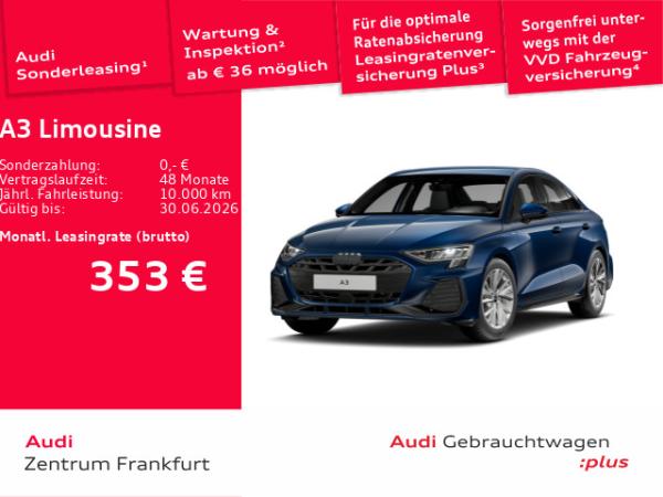 Audi A3 Limousine 30 TFSI S tronic S line Navi DAB VC PDC Sitzheizung