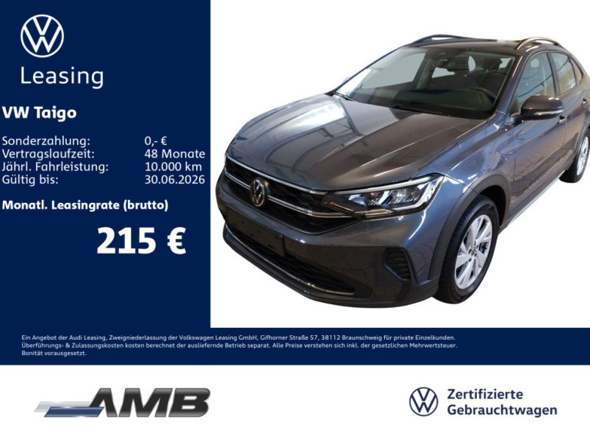 Volkswagen Taigo Life 1.0 TSI AHK/LED/digC/Sitzhzg/03.30Garantie