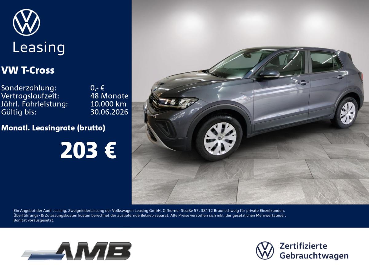 Volkswagen T-Cross 1.0 TSI LED/digi.C/Sitzhzg/bis08.2030Garantie