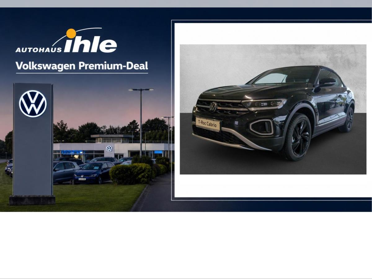 Volkswagen T-Roc Cabriolet 1,5 TSI DSG Black Style Premium-Deal NUR BIS ZUM 23.05.26!