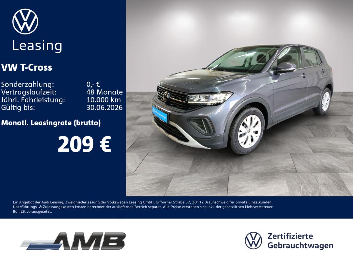 Volkswagen T-Cross 1.0 TSI LED/digi.C/Sitzhzg/bis08.2030Garantie