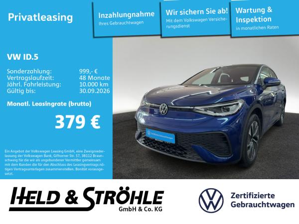 Volkswagen ID.5 Pure IQ-LED NAV KAM SHZ WÄPU 19" APP DAB+