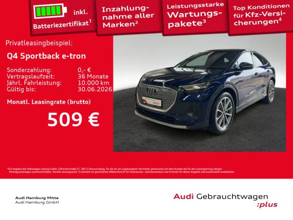 Audi Q4 e-tron Q4 Sportback 45 e-tron quattro Matrix Navi