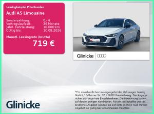 Audi A5 Limousine 2.0 TFSI quattro e-hybrid S-tronic Standklima Einparkhilfe Plus ACC Matrix Navi Panorama A