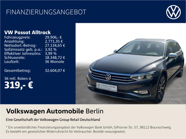 Abbildung Leasingangebot VW Passat