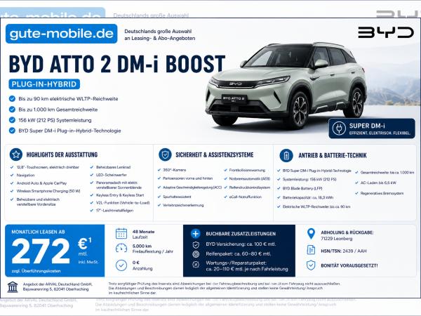 BYD ATTO 2 DM-i Boost