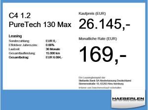Citroën C4 1.2 PureTech 130 Max ACC+LED+Navi+SHZ+2xKlima