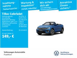 Volkswagen T-Roc Cabriolet 1.5 TSI DSG R-LINE Matrix Kamera