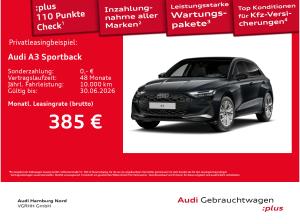 Audi A3 Sportback 30 TFSI S tronic HeadUp AHK Pano