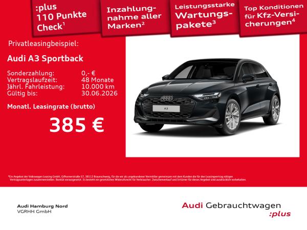 Audi A3 Sportback 30 TFSI S tronic HeadUp AHK Pano