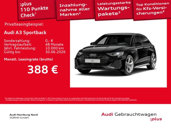 Audi A3 Sportback S line 35 TFSI S tronic HeadUp Navi