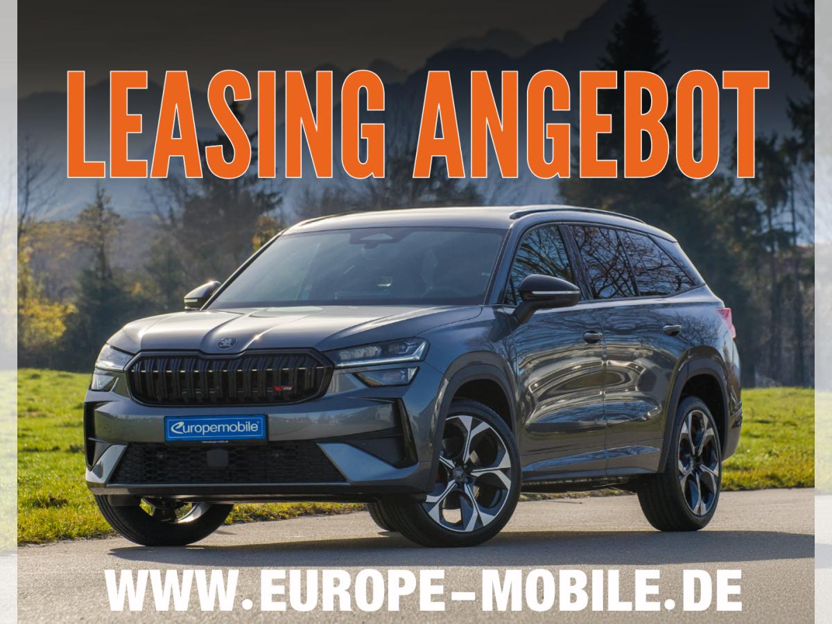 Skoda Kodiaq RS 2.0 TSI 195kW 4x4 DSG (UVP 66.009€) 7-SITZE/PANO/MATRIX/TRAILER/WINTER/360/CANTON/4J.GARANTIE/UVM