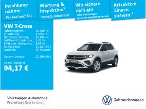 Volkswagen T-Cross 1.0 TSI Goal Navi LED Heckleuchten Sitzheizung DAB+