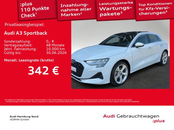 Audi A3 Sportback 30 TFSI S tronic Stdhzg Sound Pano