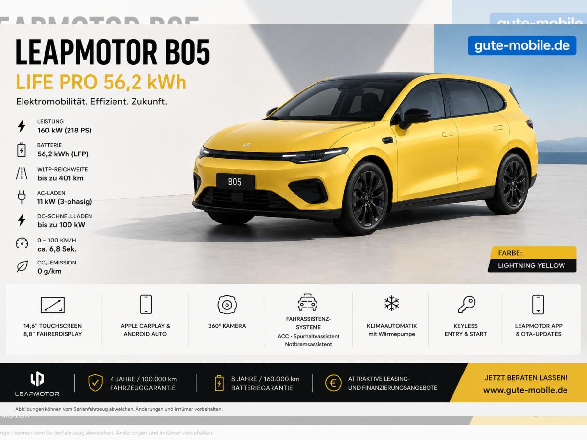 Leapmotor B05 Life Pro 56,2 kWh