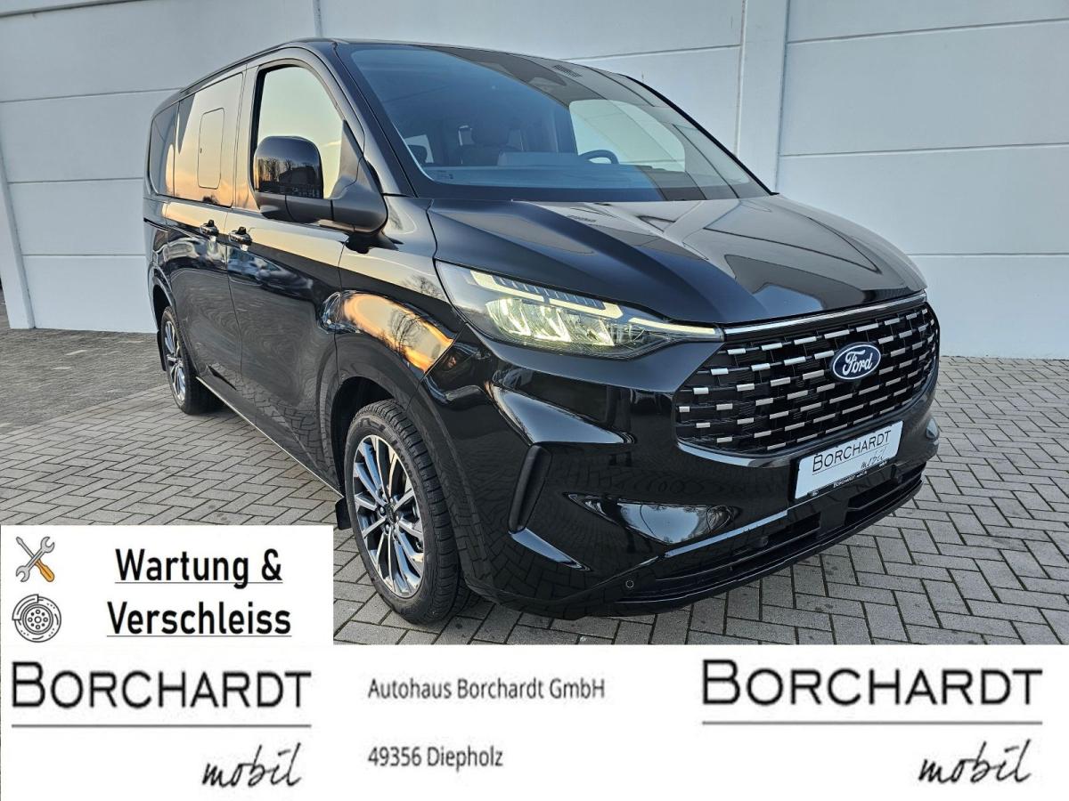 Ford Tourneo Custom Titanium X*AWD*Pano*Exklusiv*AHKs**Wartung & Verschleiss*Schiebet.el*dig.Spiegel*sofort*