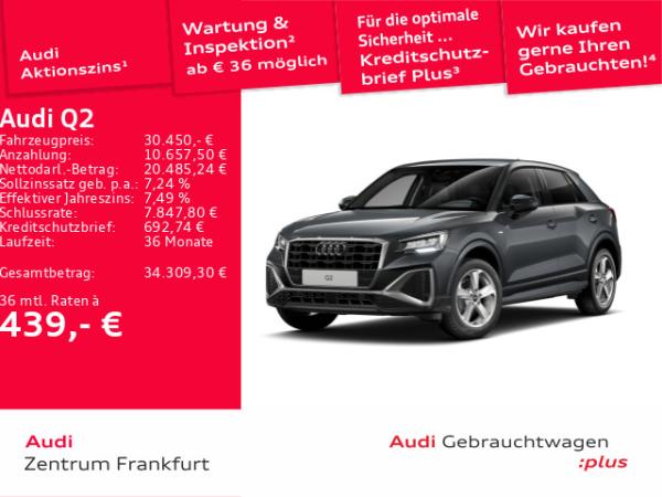Audi Q2 30 TDI S line LED Navi Tempomat DAB VC