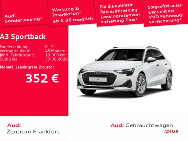 Audi A3 Sportback TDI LED Navi DAB VC PDC Sitzheizung