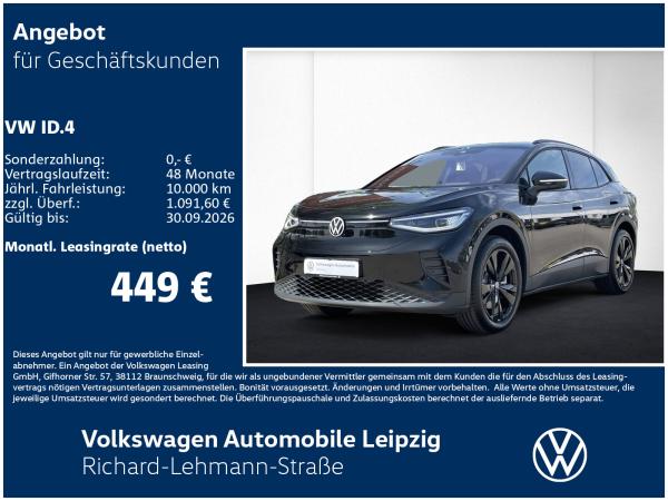 Volkswagen ID.4 Pro BLACK EDITION Preisvorteil 8069 €